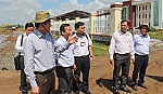 Kiểm tra tiến độ Trung tâm hành chính huyện Tân Phú Đông