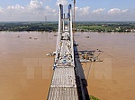 Ngày 29-9, hợp long cầu Vàm Cống nối Đồng Tháp với Cần Thơ