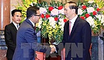 Chủ tịch nước tiếp đoàn đại biểu Hội Chữ thập đỏ-Trăng lưỡi liềm đỏ