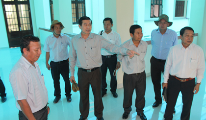 Đoàn kiểm tra đã nhắc nhở, yêu cầu khắc phục những hạng mục không đạt yêu cầu.