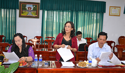 bà Nguyễn Thị Sáng, Phó Chủ tịch HĐND tỉnh 