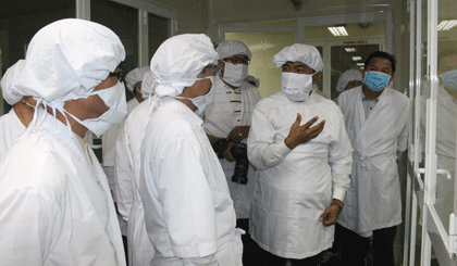 Tham quan Công ty Cổ phần Dược phẩm Tipharco.