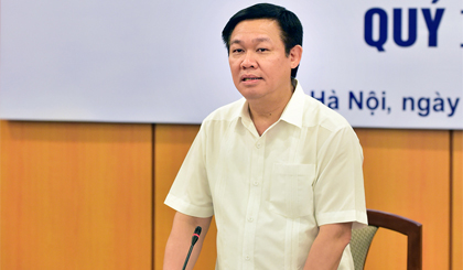 Phó Thủ tướng Vương Đình Huệ chủ trì cuộc họp. Ảnh VGP/Thành Chung