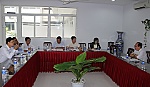 Bàn việc xây dựng Nhà Lưu niệm đồng chí Phan Văn Khỏe