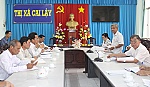 Kiểm tra công tác phòng chống lụt, bão ở các huyện phía Tây