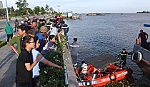 Nhậu trên sà lan, té xuống sông Tiền tử vong