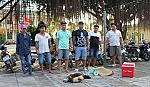 Đồn Biên phòng Kiểng Phước phối hợp bắt 1 vụ đá gà