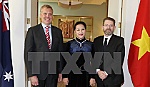 Chủ tịch Quốc hội hội đàm với Chủ tịch Hạ viện, Thượng viện Australia