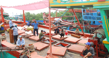 Ngư dân luôn quan tâm đến việc ứng phó bão, ATNĐ.