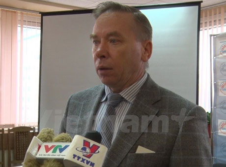 Ông Vladimir Mazyrin, Giám đốc Trung tâm Nghiên cứu Việt Nam và ASEAN thuộc Viện Viễn Đông thuộc Viện Hàn lâm Khoa học Nga. Ảnh: Dương Trí/Vietnam+