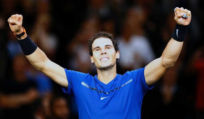 Nadal kết thúc năm ở ngôi số 1 thế giới. (Nguồn: AP)