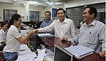 Lãnh đạo tỉnh thăm Kho bạc Nhà nước Tiền Giang