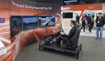 Biểu diễn điều khiển xe hơi từ xa bằng công nghê 5G