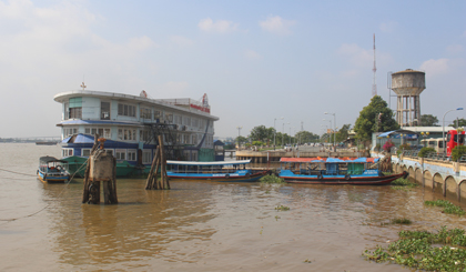 Theo dự kiến bến tàu cao tốc ở Tiền Giang sẽ được đặt tại bến tàu du lịch Mỹ Tho (đường 30-4, phường 1, TP. Mỹ Tho).