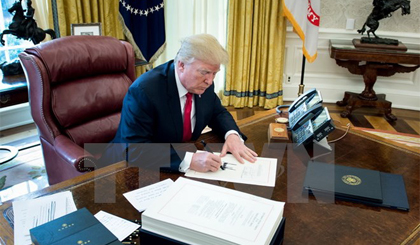 Tổng thống Mỹ Donald Trump. (Nguồn: AFP/TTXVN)