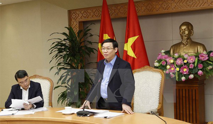 Phó Thủ tướng Vương Đình Huệ phát biểu. Ảnh: Văn Điệp/TTXVN