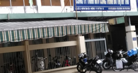 Trụ sở Công ty TNHH MTV Công trình đô thị Mỹ Tho, nơi các cán bộ, nguyên cán bộ bị khởi tố.