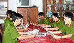 Công an huyện Châu Thành xứng đáng với Cờ thi đua xuất sắc