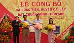 Long Tiên ra mắt Xã đạt chuẩn nông thôn mới