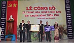 Trung Hòa ra mắt Xã đạt chuẩn nông thôn mới
