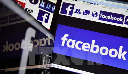 Biểu tượng Facebook. (Nguồn: AFP/TTXVN)