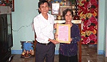 Xã Thân Cửu Nghĩa bàn giao nhà tình nghĩa