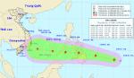 Áp thấp nhiệt đới ở Philippines mạnh lên thành bão, sắp vào Biển Đông