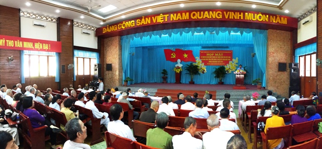 Quang cảnh buổi họp mặt.