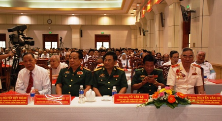 Các đồng chí nguyên là tướng lĩnh lực lựơng vũ trang dự họp mặt