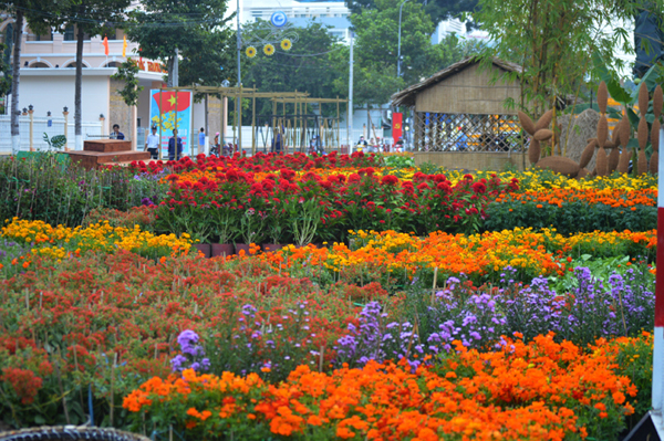 Đường hoa Hùng Vương 2018.