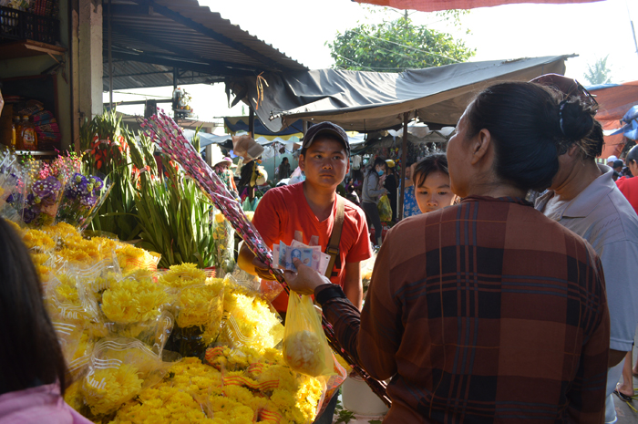 Tại chợ Trung An, TP.Mỹ Tho.