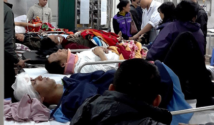  243 trường hợp nhập viện do pháo nổ và các chất nổ khác, trong đó có 190 trường hợp đến khám cấp cứu do pháo nổ