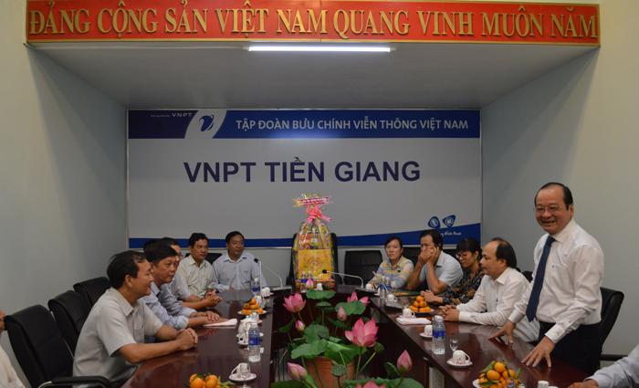 Chúc Tết ở VNPT Tiền Giang