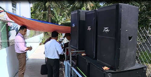 Kiểm tra 1 điểm Karaoke di động.    