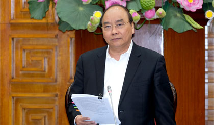 Thủ tướng phát biểu tại cuộc họp - Ảnh: VGP/Quang Hiếu