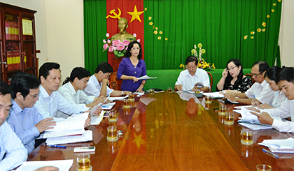 Ủy viên Ban Thường vụ Tỉnh ủy, Phó Chủ tịch HĐND tỉnh Nguyễn Thị Sáng