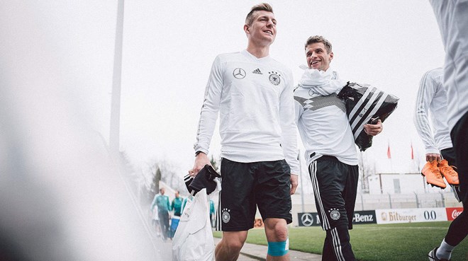 Tuyển Đức đang rất háo hức khi mà World Cup đang đến rất gần. (Nguồn: dfb.de)