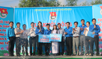 Ngoài nguồn kinh phí ngân sách cấp và Đoàn các cấp hỗ trợ, Đoàn cơ sở các địa phương đã nỗ lực, chủ động tìm nguồn  kinh phí cho các hoạt động.