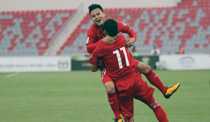 Tuyển Việt Nam tăng 10 bậc trên bảng xếp hạng FIFA. (Nguồn: VFF)