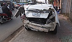 Xe bồn tông liên tiếp nhiều ô tô trên cầu Rạch Miễu