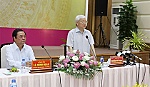 Tổng Bí thư Nguyễn Phú Trọng thăm, làm việc tại tỉnh Đồng Tháp