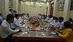 Đến thăm và làm việc tại Tiền Giang