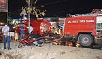Cháy ở khu đất trống trên đường Lê Văn Phẩm