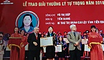 Nữ cán bộ Đoàn đoạt giải Lý Tự Trọng