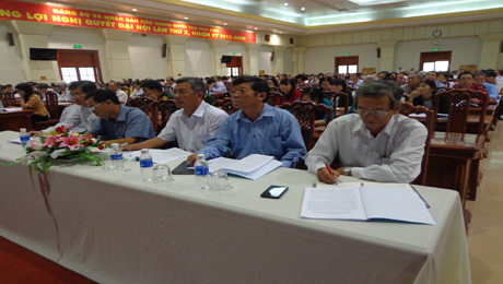 Đại diện các sở, ngành tham dự Hội nghị