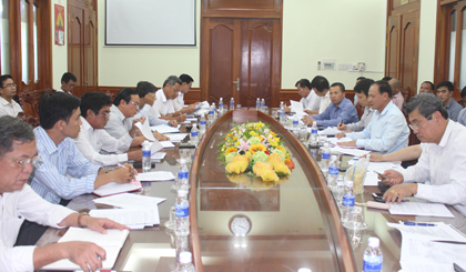Quang cảnh buổi làm việc.