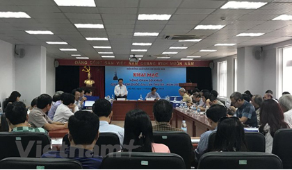 Toàn cảnh lễ khai mạc. Ảnh: Mỹ Bình/Vietnam+