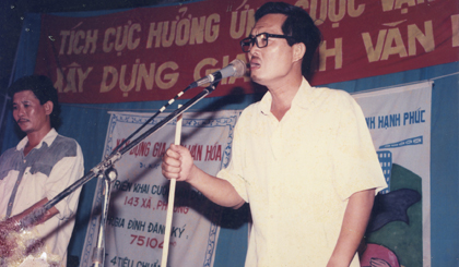 Thế hệ “vàng” của phong trào văn nghệ quần chúng nay đã nghỉ hưu hoặc chuyển công tác khác. 				                 Ảnh: Tư liệu