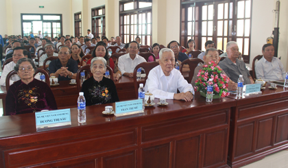 Các đại biểu tham dự lễ kỷ niệm.