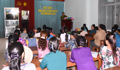 Tuyên truyền về tác hại của ma túy là một trong những biện pháp ngăn ngừa, phòng chống tội phạm ma túy. Ảnh: baoapbac.vn